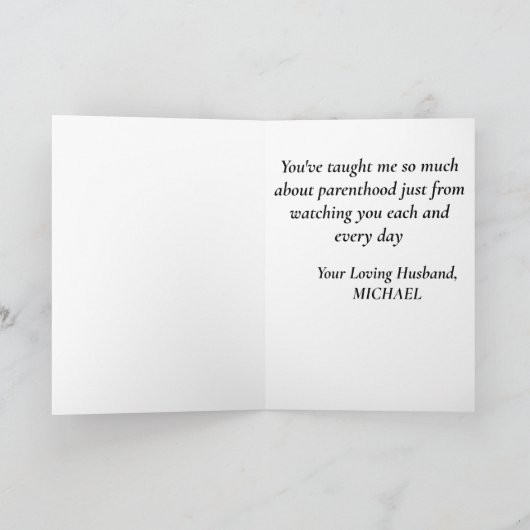 Moederdag Waterverf ventilator  op vrouw Kaart (Binnen)