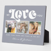 Moederdag We houden van jou mama familie fotokolla Fotoplaat (Zijkant)