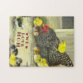 Moederdag:  We houden van mam! Legpuzzel (Horizontaal)