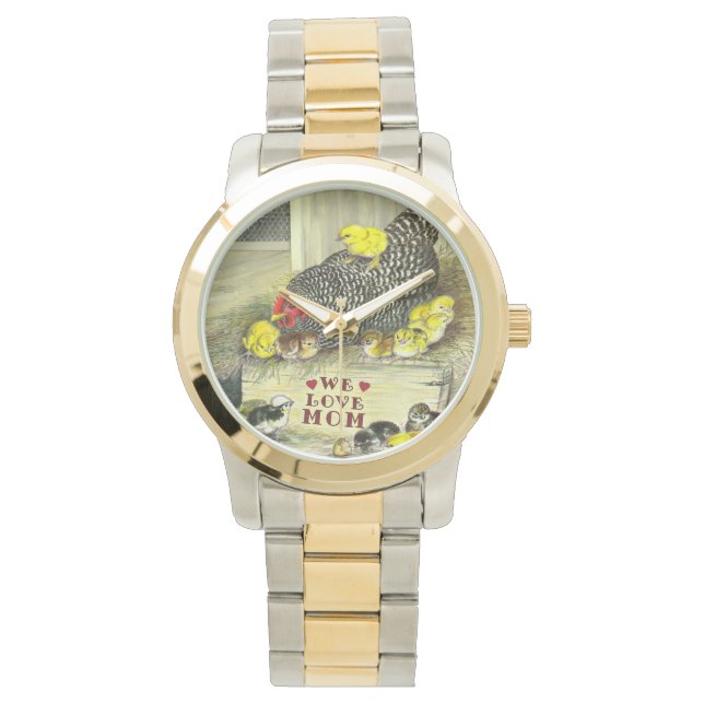 Moederdag: We houden van mama! Horloge (Voorkant)