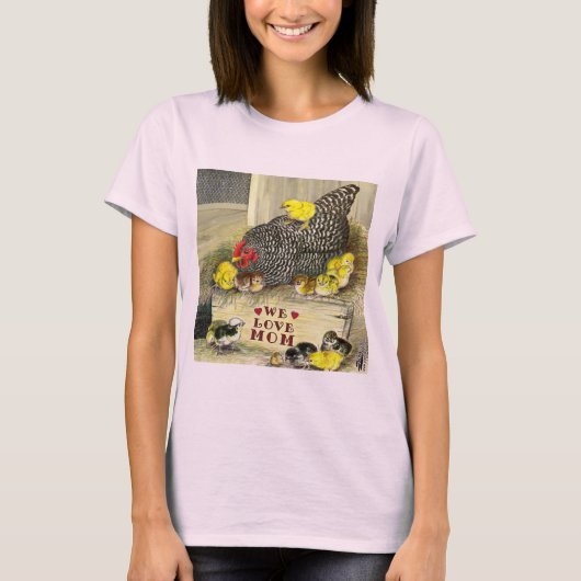 Moederdag: We houden van mama! T-shirt (Voorkant)