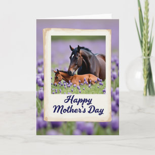 Moederdag Weidekaart voor Paarden Kaart