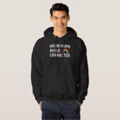 Moederdag Weird Moms Build karakter Hoodie (Voorkant volledig)