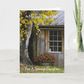 Moederdag Wens voor dochter Kaart (Voorkant)
