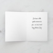 Moederdag Wenskaart Bedankkaart (Binnen)