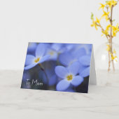 Moederdag - Wenskaart Bluettes Kaart (Gele Bloem)