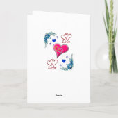 Moederdag Wenskaart Feestdagen Kaart (Achterkant)