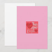 Moederdag wenskaart feestdagenkaart (Voorkant / Achterkant)