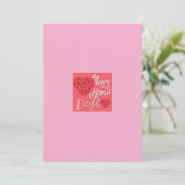 Moederdag wenskaart feestdagenkaart (Staand voorkant)