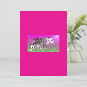 Moederdag wenskaart feestdagenkaart (Staand voorkant)