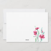 Moederdag wenskaart feestdagenkaart (Achterkant)