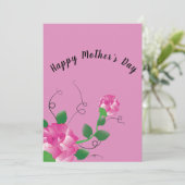Moederdag Wenskaart Feestdagenkaart (Staand voorkant)
