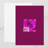 Moederdag wenskaart feestdagenkaart (Voorkant / Achterkant)