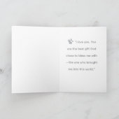 “Moederdag wenskaart – Ik hou van je, mama  Feestdagen Kaart (Binnen)