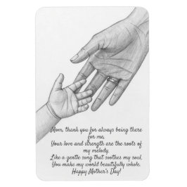 Moederdag Wenskaart - Ik hou van je moeder Magneet