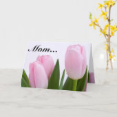 Moederdag Wenskaart Kaart (Gele Bloem)