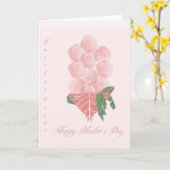 Moederdag wenskaart kaart (Gele Bloem)