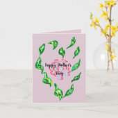 Moederdag wenskaart kaart (Gele Bloem)