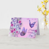 Moederdag Wenskaart Kaart (Gele Bloem)