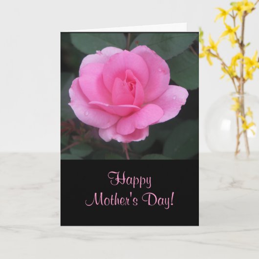 Moederdag Wenskaart Kaart (Gele Bloem)