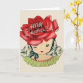  Moederdag Wenskaart Kaart (Gele Bloem)