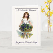  Moederdag Wenskaart. Kaart (Gele Bloem)