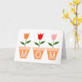 Moederdag Wenskaart Kaart (Gele Bloem)