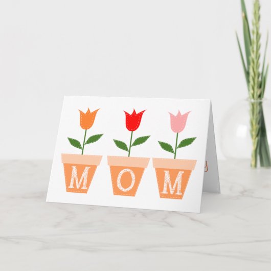 Moederdag Wenskaart Kaart (Voorkant)