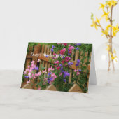 Moederdag wenskaart kaart (Gele Bloem)