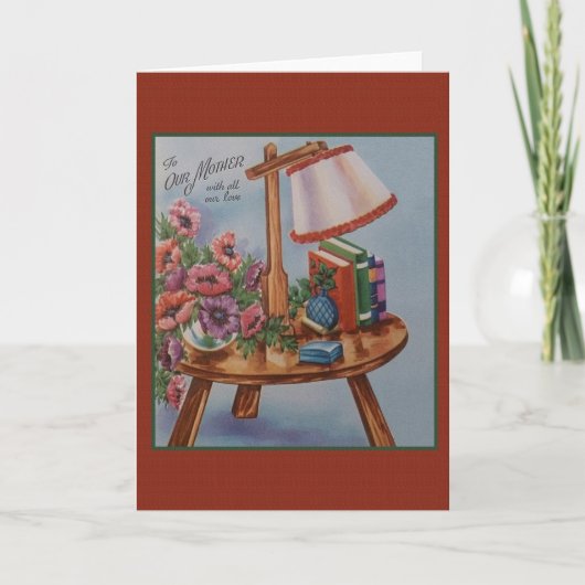  Moederdag Wenskaart Kaart (Voorkant)