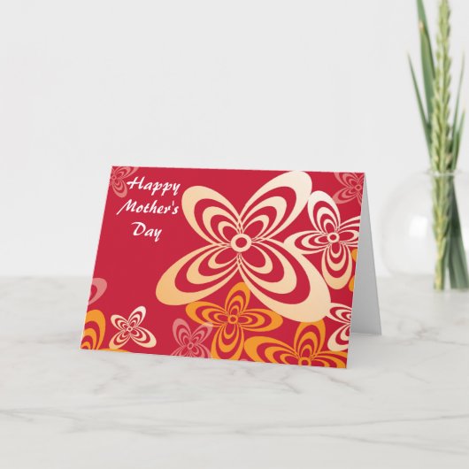 Moederdag Wenskaart Kaart (Voorkant)