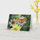 Moederdag Wenskaart Kaart (Gele Bloem)