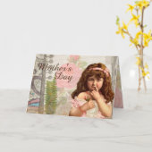 Moederdag Wenskaart Kaart (Gele Bloem)