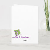 Moederdag wenskaart kaart (Achterkant)