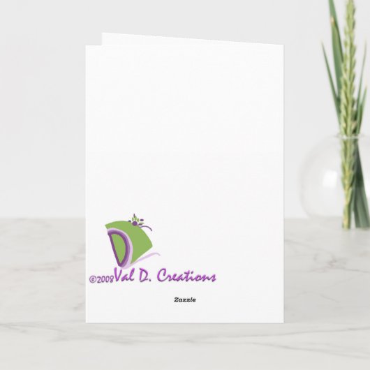 Moederdag wenskaart kaart (Achterkant)