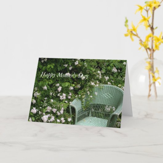 Moederdag Wenskaart Kaart (Gele Bloem)