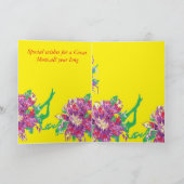 Moederdag Wenskaart Kaart (Binnen)