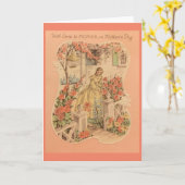 Moederdag Wenskaart Kaart (Gele Bloem)