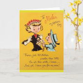  Moederdag Wenskaart Kaart (Gele Bloem)