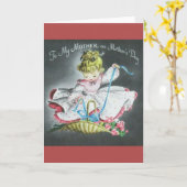  Moederdag Wenskaart Kaart (Gele Bloem)