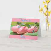 Moederdag Wenskaart Kaart (Gele Bloem)