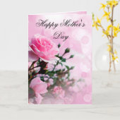 Moederdag Wenskaart Kaart (Gele Bloem)