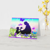 Moederdag Wenskaart Kaart (Gele Bloem)