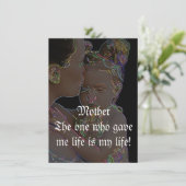 Moederdag wenskaarten kaart (Staand voorkant)