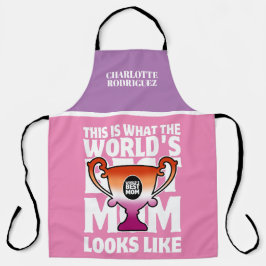 Moederdag Wereld's Beste Moeder Lesbische Vlag Kle Schort