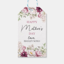 Moederdag White en Paars Floral Greenery Favor