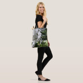 Moederdag White Lilacs Best Mam Ever Tote Bag (Op model)