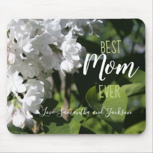 Moederdag White Lilacs Best Mama Ever Muismat