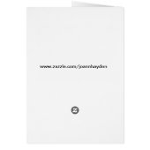 MOEDERDAG WHITE ORCHID-kaart (Achterkant)