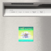 Moederdag White Water Lily Magneet (Insitu (Vaatwasser))